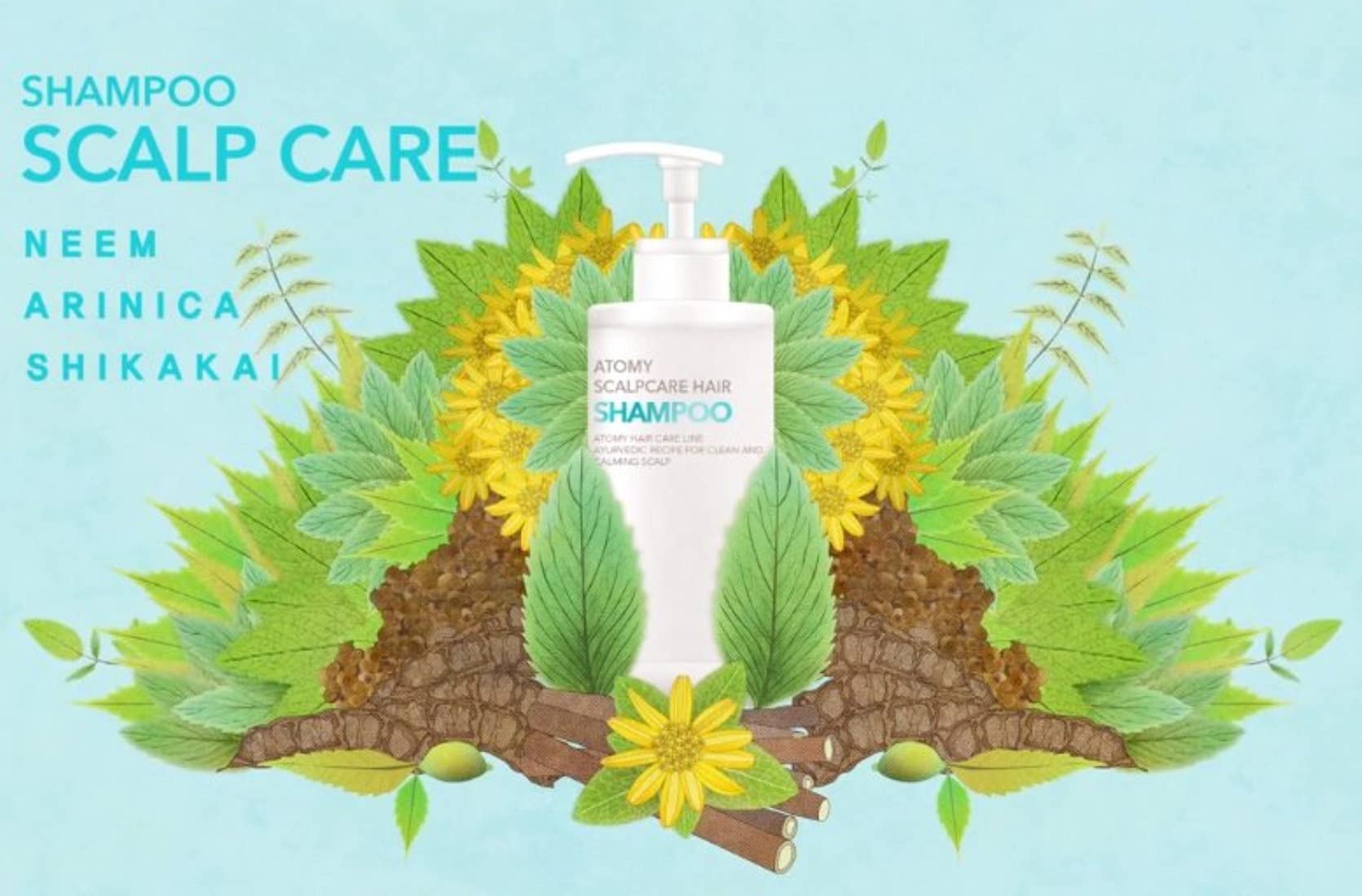 Amazon.com : VAU Atomy Scalp Care Shampoo 16.9 FL.OZ. 500ml
